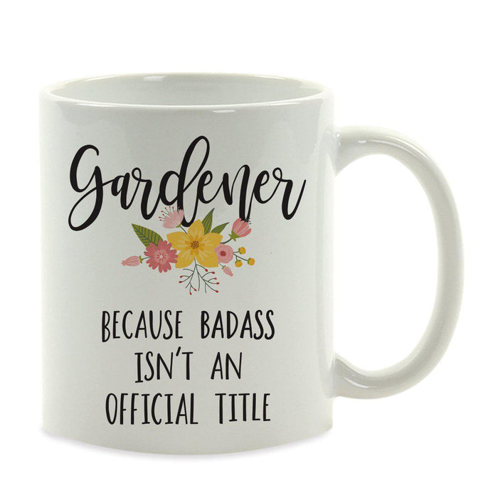 Andaz Press 11oz Badass Isn't An Official Title Floral Graphic Coffee Mug-Set of 1-Andaz Press-Girlfriend-