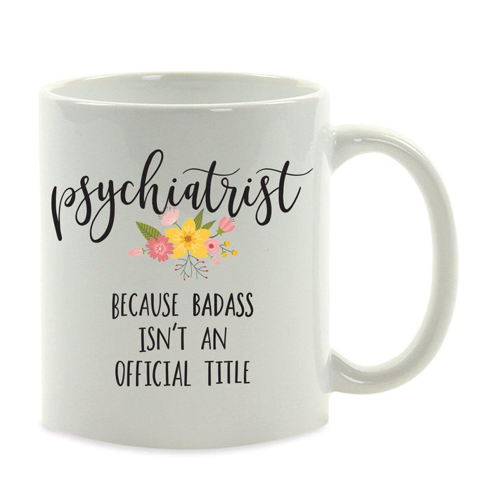 Andaz Press 11oz Badass Isn't An Official Title Floral Graphic Coffee Mug-Set of 1-Andaz Press-Girlfriend-