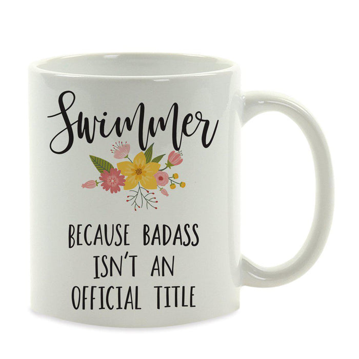 Andaz Press 11oz Badass Isn't An Official Title Floral Graphic Coffee Mug-Set of 1-Andaz Press-Girlfriend-