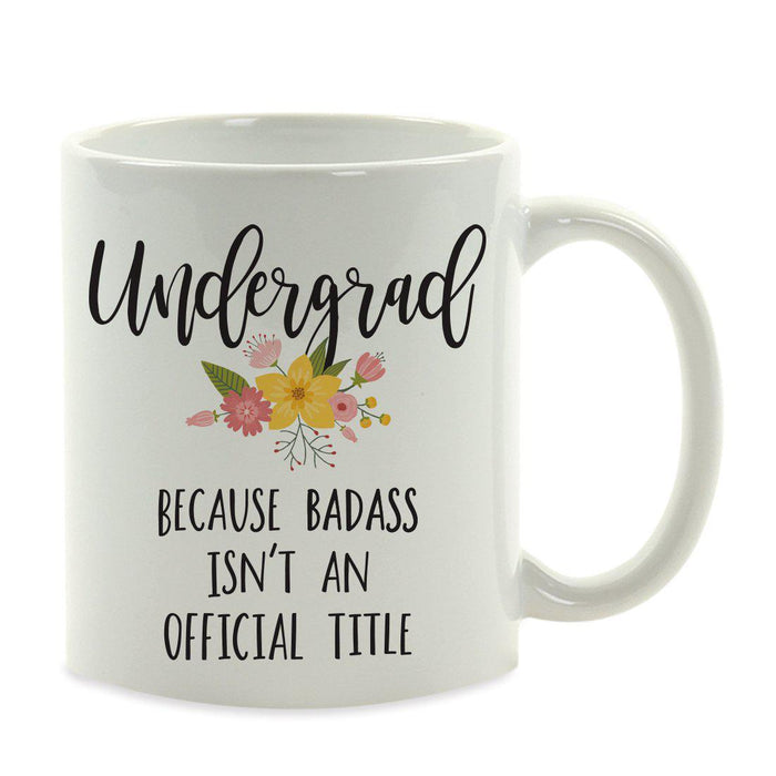 Andaz Press 11oz Badass Isn't An Official Title Floral Graphic Coffee Mug-Set of 1-Andaz Press-Girlfriend-