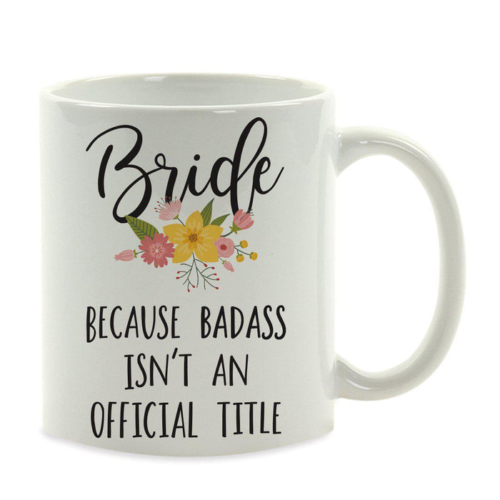 Andaz Press 11oz Badass Isn't An Official Title Floral Graphic Coffee Mug-Set of 1-Andaz Press-Girlfriend-