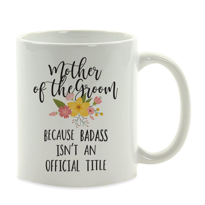 Andaz Press 11oz Badass Isn't An Official Title Floral Graphic Coffee Mug-Set of 1-Andaz Press-Girlfriend-