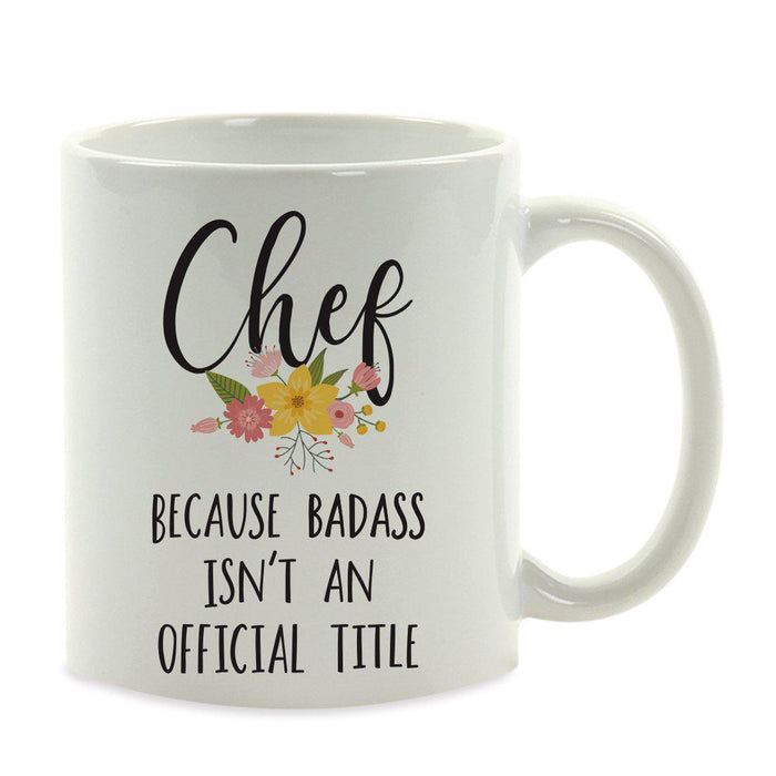Andaz Press 11oz Badass Isn't An Official Title Floral Graphic Coffee Mug-Set of 1-Andaz Press-Girlfriend-