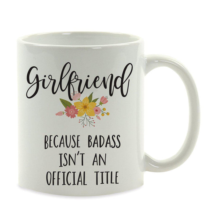 Andaz Press 11oz Badass Isn't An Official Title Floral Graphic Coffee Mug-Set of 1-Andaz Press-Girlfriend-