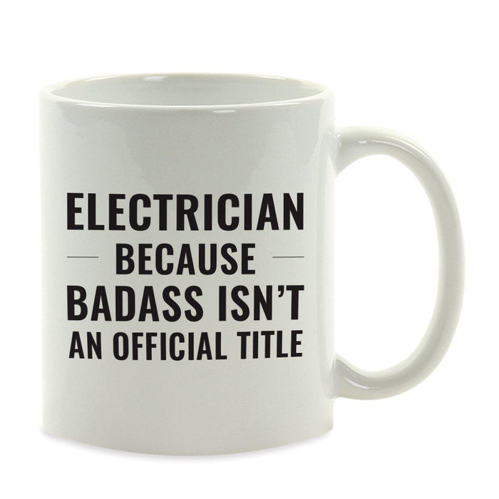 Andaz Press 11oz Badass Isn't an Official Title Modern Style Coffee Mug-Set of 1-Andaz Press-Barber-