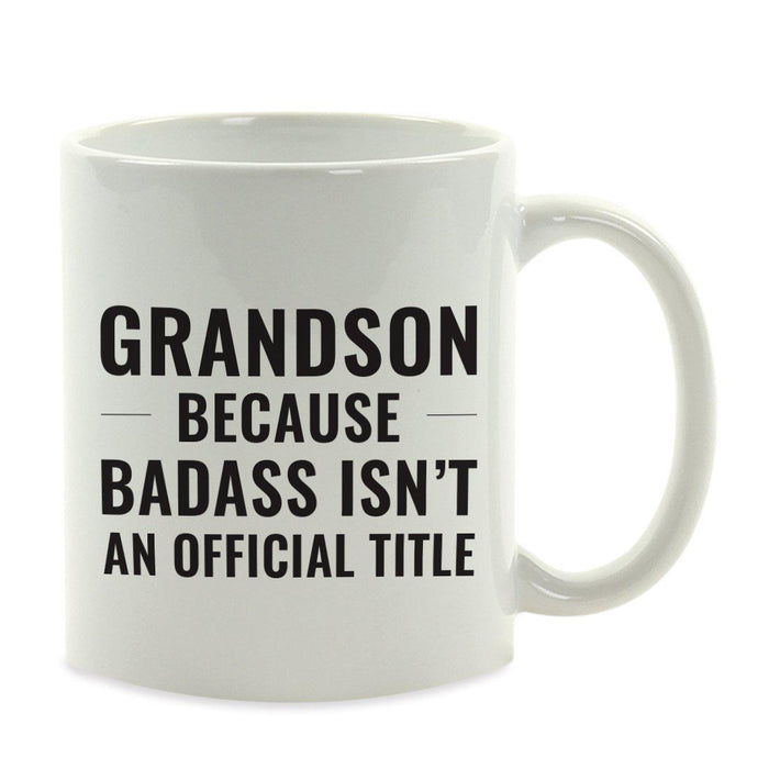 Andaz Press 11oz Badass Isn't an Official Title Modern Style Coffee Mug-Set of 1-Andaz Press-Barber-