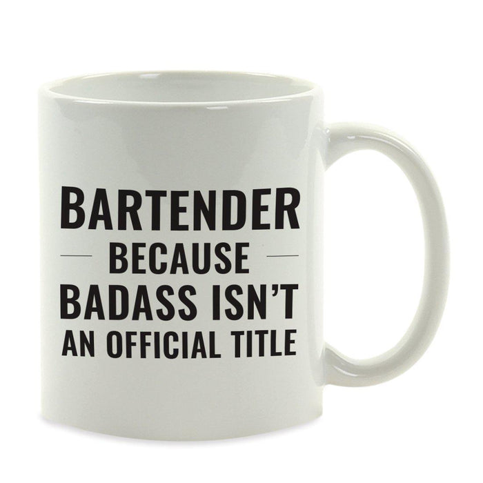 Andaz Press 11oz Badass Isn't an Official Title Modern Style Coffee Mug-Set of 1-Andaz Press-Barber-