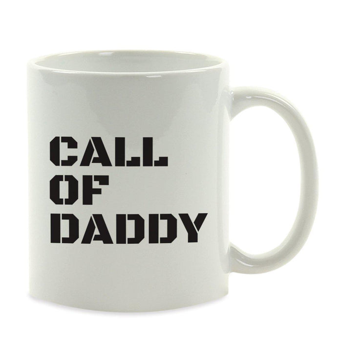Andaz Press 11oz Best Father's Day Coffee Mug-Set of 1-Andaz Press-Call of Daddy-