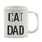 Andaz Press 11oz Best Father's Day Coffee Mug-Set of 1-Andaz Press-Cat Dad-