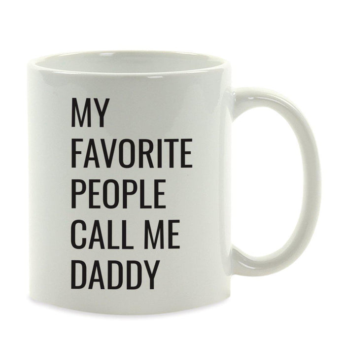 Andaz Press 11oz Best Father's Day Coffee Mug-Set of 1-Andaz Press-Daddy-