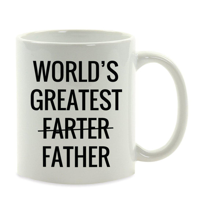 Andaz Press 11oz Best Father's Day Coffee Mug-Set of 1-Andaz Press-Farter-