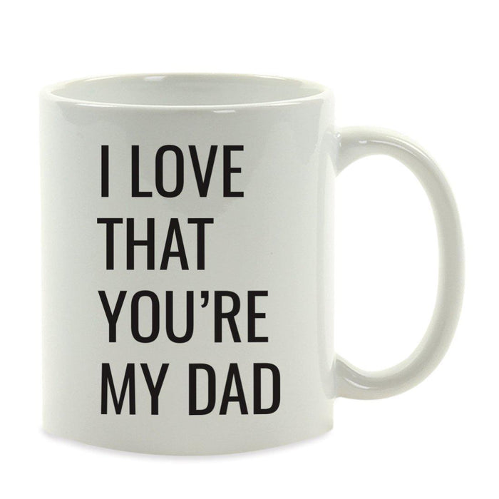 Andaz Press 11oz Best Father's Day Coffee Mug-Set of 1-Andaz Press-I Love-