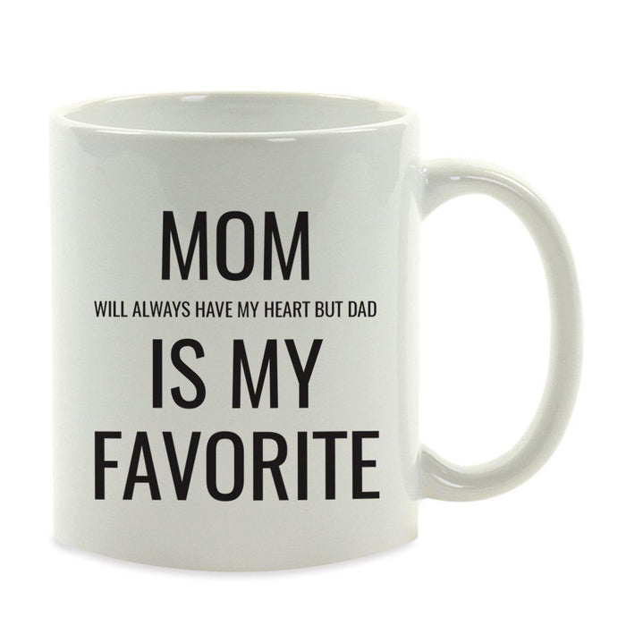 Andaz Press 11oz Best Father's Day Coffee Mug-Set of 1-Andaz Press-MOM-