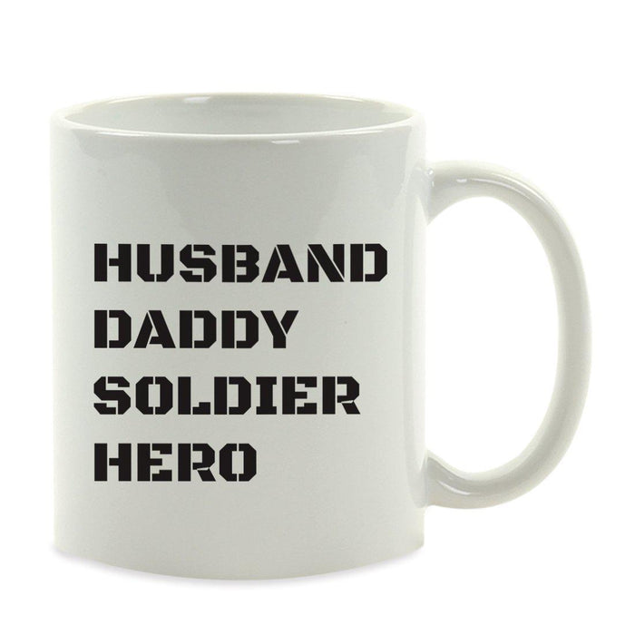 Andaz Press 11oz Best Father's Day Coffee Mug-Set of 1-Andaz Press-Soldier-