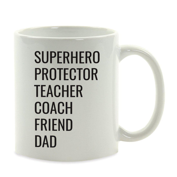 Andaz Press 11oz Best Father's Day Coffee Mug-Set of 1-Andaz Press-Teacher-