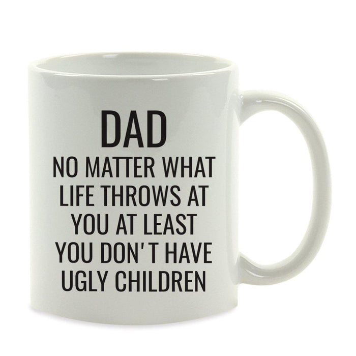 Andaz Press 11oz Best Father's Day Coffee Mug-Set of 1-Andaz Press-Ugly Children-