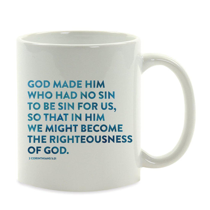 Andaz Press 11oz Bible Verses Coffee Mug-Set of 1-Andaz Press-John 3:16-