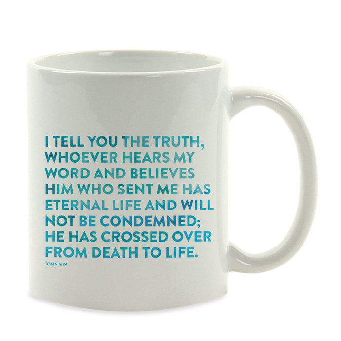 Andaz Press 11oz Bible Verses Coffee Mug-Set of 1-Andaz Press-John 3:16-