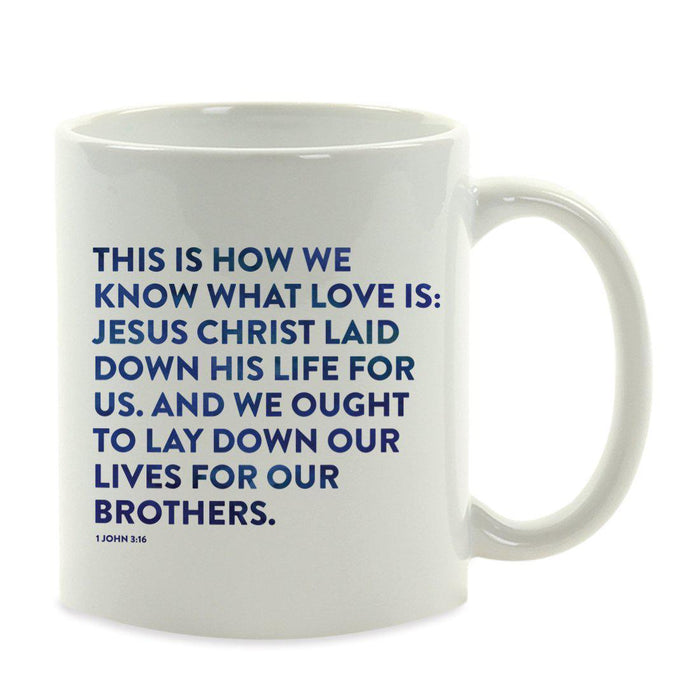 Andaz Press 11oz Bible Verses Coffee Mug-Set of 1-Andaz Press-John 3:16-