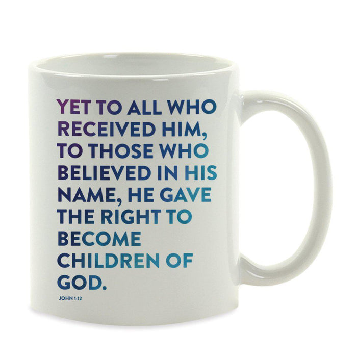 Andaz Press 11oz Bible Verses Coffee Mug-Set of 1-Andaz Press-John 3:16-