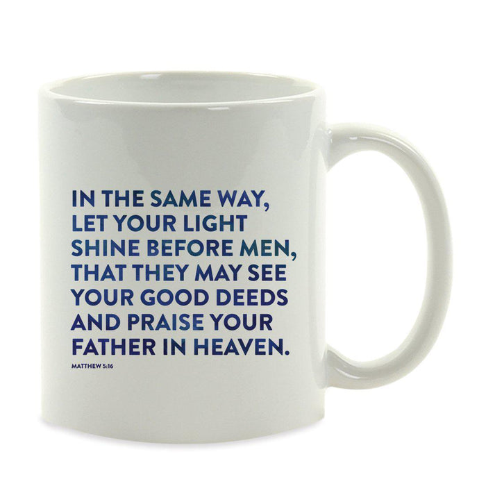 Andaz Press 11oz Bible Verses Coffee Mug-Set of 1-Andaz Press-John 3:16-
