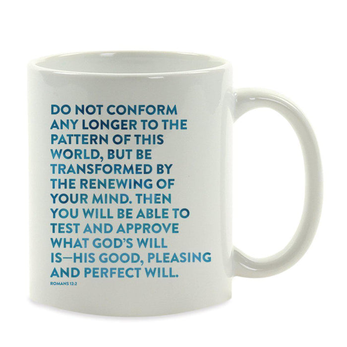 Andaz Press 11oz Bible Verses Coffee Mug-Set of 1-Andaz Press-John 3:16-
