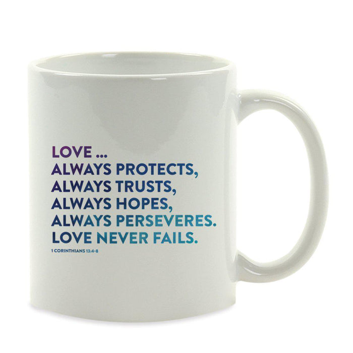 Andaz Press 11oz Bible Verses Coffee Mug-Set of 1-Andaz Press-John 3:16-