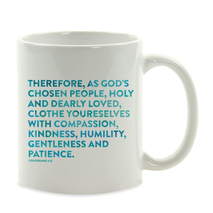Andaz Press 11oz Bible Verses Coffee Mug-Set of 1-Andaz Press-Colossians 3:12-