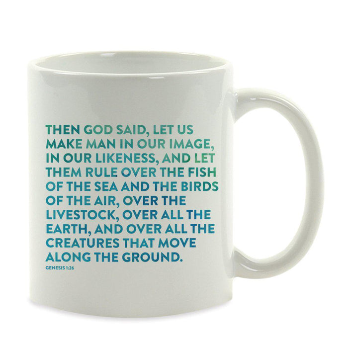 Andaz Press 11oz Bible Verses Coffee Mug-Set of 1-Andaz Press-Genesis 1:26-