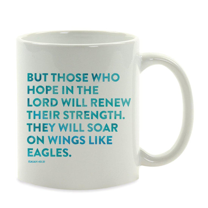 Andaz Press 11oz Bible Verses Coffee Mug-Set of 1-Andaz Press-Isaiah 40:31-