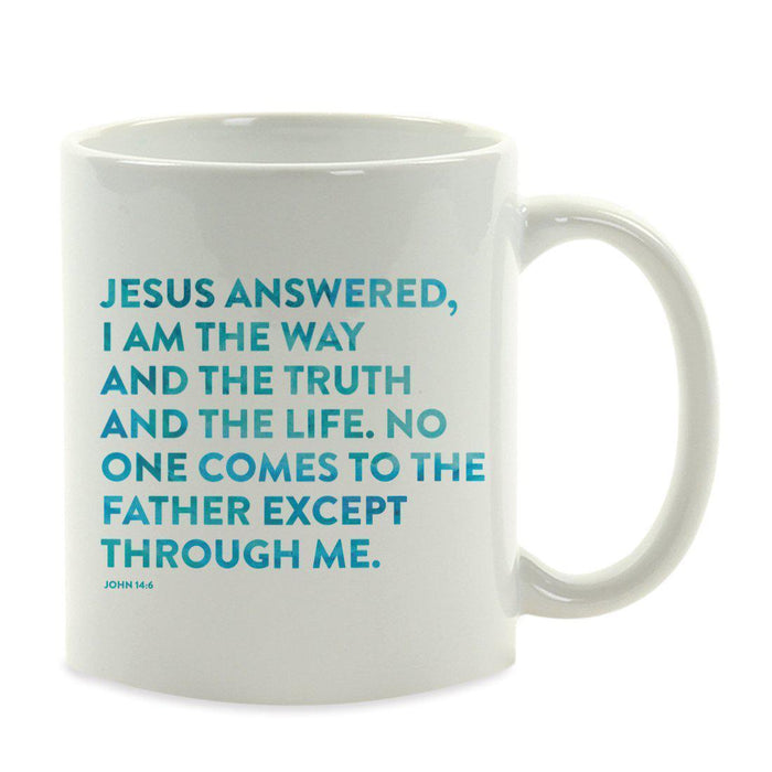 Andaz Press 11oz Bible Verses Coffee Mug-Set of 1-Andaz Press-John 14:6-