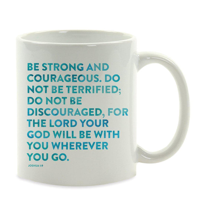 Andaz Press 11oz Bible Verses Coffee Mug-Set of 1-Andaz Press-Joshua 1:9-