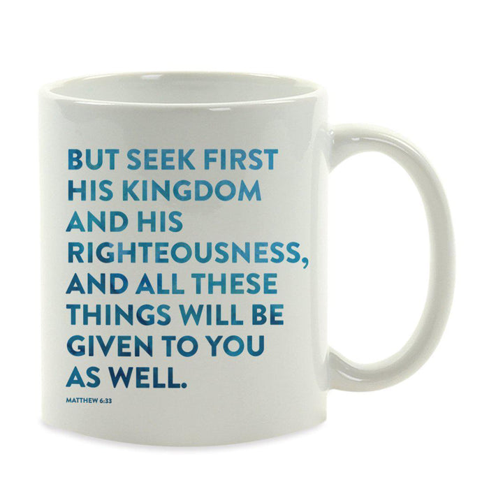 Andaz Press 11oz Bible Verses Coffee Mug-Set of 1-Andaz Press-Matthew 6:33-