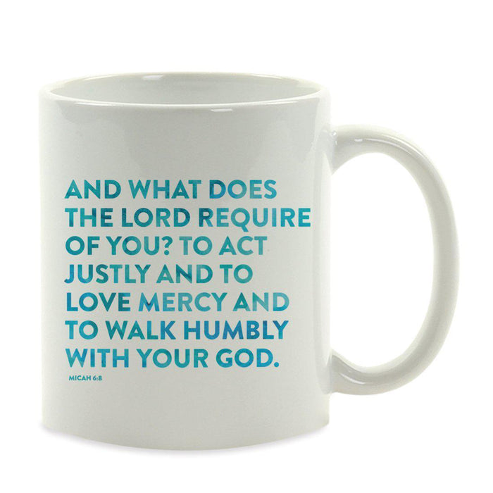 Andaz Press 11oz Bible Verses Coffee Mug-Set of 1-Andaz Press-Micah 6:8-