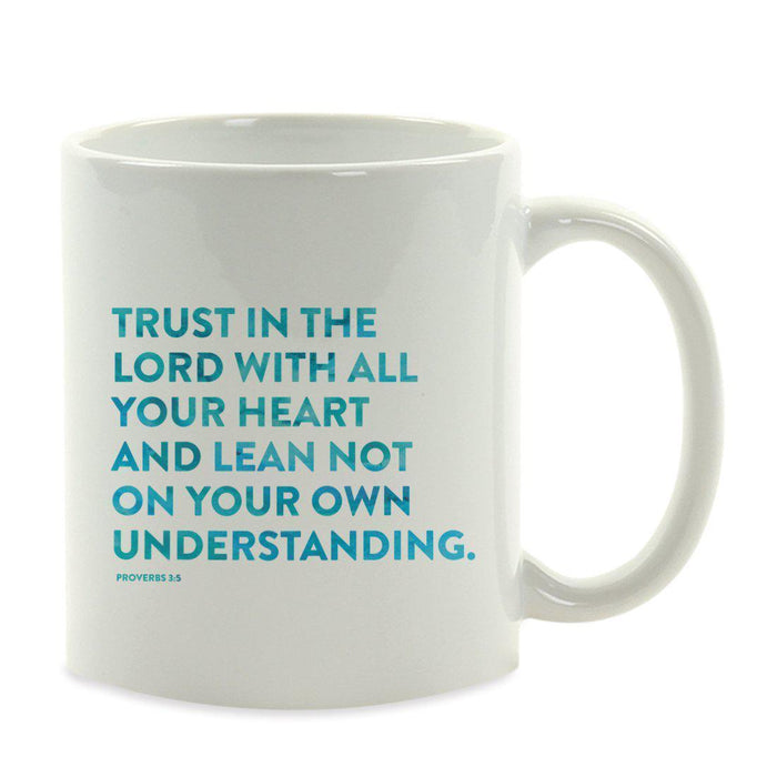 Andaz Press 11oz Bible Verses Coffee Mug-Set of 1-Andaz Press-Proverbs 3:5-