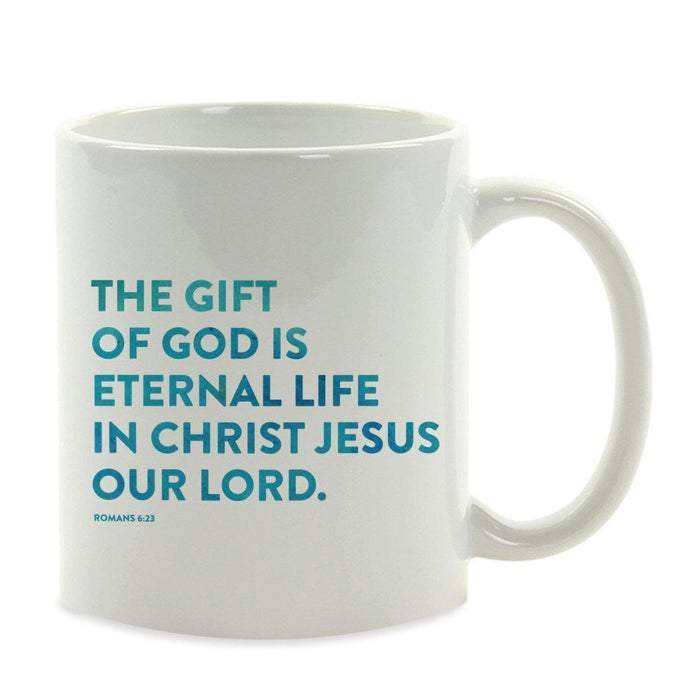 Andaz Press 11oz Bible Verses Coffee Mug-Set of 1-Andaz Press-Romans 6:23-
