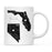 Andaz Press 11oz Black And White Modern Florida Long Distance Coffee Mug-Set of 1-Andaz Press-Alabama-