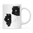 Andaz Press 11oz Black And White Modern Illinois Long Distance Coffee Mug-Set of 1-Andaz Press-Alabama-