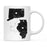 Andaz Press 11oz Black And White Modern Illinois Long Distance Coffee Mug-Set of 1-Andaz Press-Connecticut-