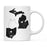 Andaz Press 11oz Black And White Modern Michigan Long Distance Coffee Mug-Set of 1-Andaz Press-Alabama-