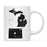 Andaz Press 11oz Black And White Modern Michigan Long Distance Coffee Mug-Set of 1-Andaz Press-Colorado-