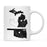 Andaz Press 11oz Black And White Modern Michigan Long Distance Coffee Mug-Set of 1-Andaz Press-Oklahoma-