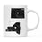 Andaz Press 11oz Black And White Modern New York Long Distance Coffee Mug-Set of 1-Andaz Press-Colorado-
