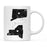Andaz Press 11oz Black And White Modern New York Long Distance Coffee Mug-Set of 1-Andaz Press-Connecticut-