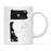 Andaz Press 11oz Black And White Modern Pennsylvania Long Distance Coffee Mug-Set of 1-Andaz Press-Delaware-