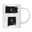 Andaz Press 11oz Black And White Modern Pennsylvania Long Distance Coffee Mug-Set of 1-Andaz Press-New Mexico-