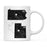 Andaz Press 11oz Black And White Modern Pennsylvania Long Distance Coffee Mug-Set of 1-Andaz Press-Utah-