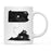 Andaz Press 11oz Black And White Modern Pennsylvania Long Distance Coffee Mug-Set of 1-Andaz Press-Virginia-
