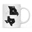 Andaz Press 11oz Black And White Modern Texas Long Distance Coffee Mug-Set of 1-Andaz Press-Alabama-