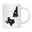 Andaz Press 11oz Black And White Modern Texas Long Distance Coffee Mug-Set of 1-Andaz Press-Alabama-